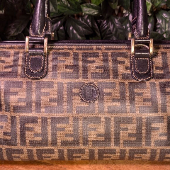 💦 Fendi Zucca Boston Bag~
  **FREE COA** - Picture 6 of 15